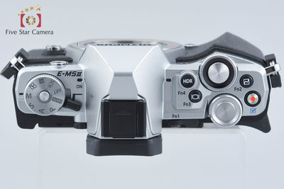 【中古】OLYMPUS オリンパス OM-D E-M5 Mark II シルバー ミラーレス一眼カメラ