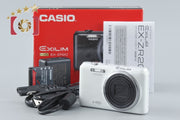 【中古】Casio カシオ HIGH SPEED EXILIM EX-ZR20 ホワイト コンパクトデジタルカメラ 元箱付き