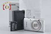 【中古】Canon キヤノン IXY 180 シルバー コンパクトデジタルカメラ 元箱付き
