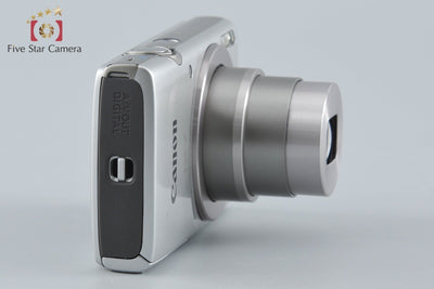 【中古】Canon キヤノン IXY 180 シルバー コンパクトデジタルカメラ 元箱付き
