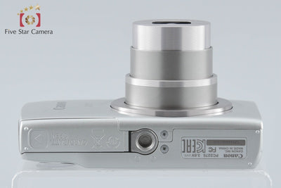 【中古】Canon キヤノン IXY 180 シルバー コンパクトデジタルカメラ 元箱付き