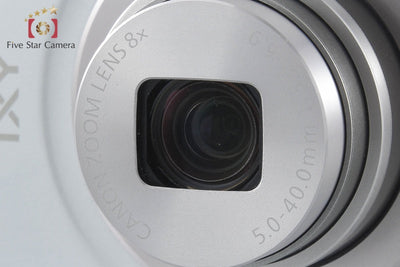 【中古】Canon キヤノン IXY 180 シルバー コンパクトデジタルカメラ 元箱付き
