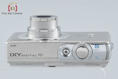 【中古】Canon キヤノン IXY Digital 70 シルバー コンパクトデジタルカメラ