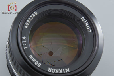 【中古】Nikon ニコン Ai NIKKOR 50mm f/1.4