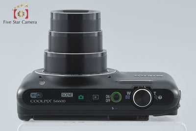 【中古】Nikon ニコン COOLPIX S6600 スマートブラック コンパクトデジタルカメラ