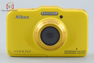 【中古】Nikon ニコン COOLPIX S31 イエロー コンパクトデジタルカメラ
