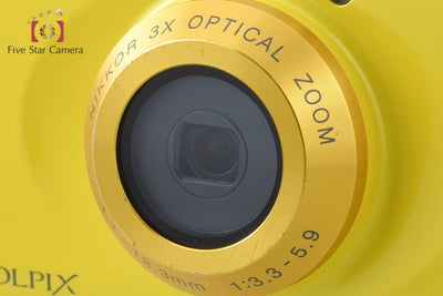 【中古】Nikon ニコン COOLPIX S31 イエロー コンパクトデジタルカメラ