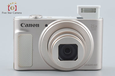 【中古】Canon キヤノン PowerShot SX620 HS ホワイト コンパクトデジタルカメラ