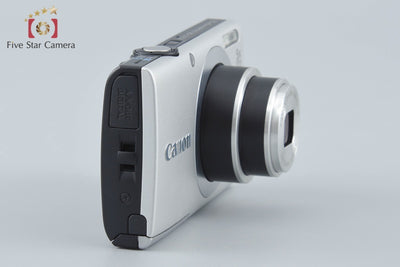 【中古】Canon キヤノン PowerShot A2400 IS シルバー コンパクトデジタルカメラ 元箱付き