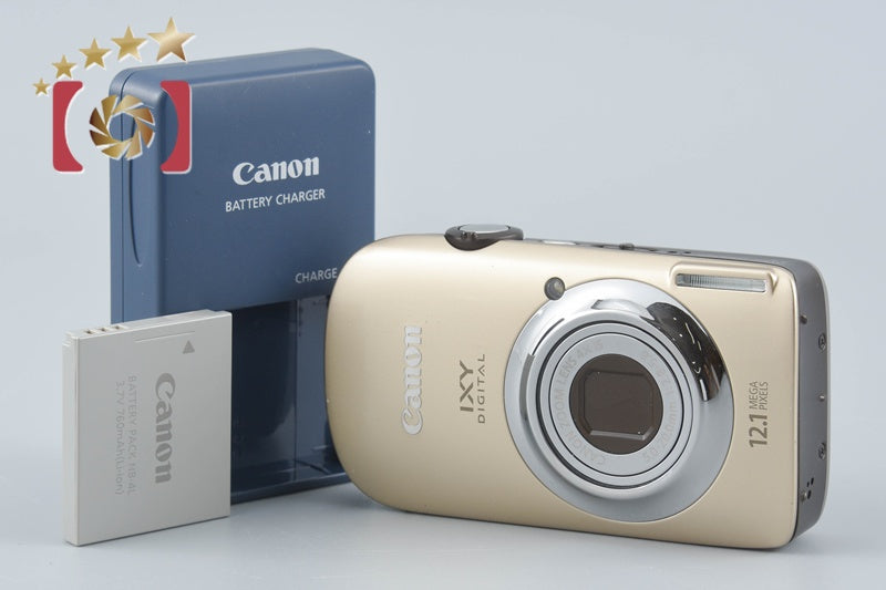 【中古】Canon キヤノン IXY Digital 510 IS ゴールド コンパクトデジタルカメラ