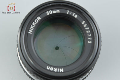【中古】Nikon ニコン Ai-S NIKKOR 50mm f/1.4