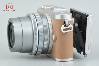 【中古】OLYMPUS オリンパス PEN E-PL9 14-42mm EZ レンズキット ブラウン シャッター回数僅少