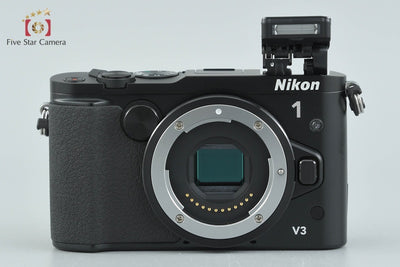 【中古】Nikon ニコン 1 V3 ブラック ミラーレス一眼カメラ シャッター回数僅少 元箱付き