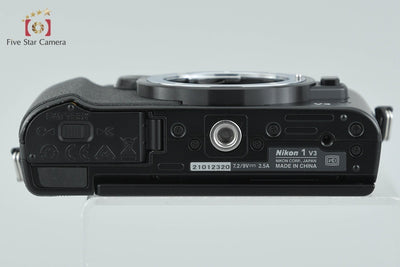 【中古】Nikon ニコン 1 V3 ブラック ミラーレス一眼カメラ シャッター回数僅少 元箱付き