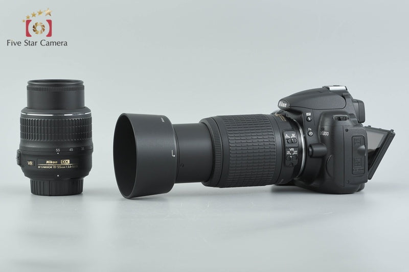 中古】Nikon ニコン D5000 ダブルズームレンズキット – Five Star
