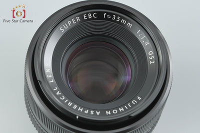 【中古】FUJIFILM 富士フイルム XF 35mm f/1.4 R 元箱付き