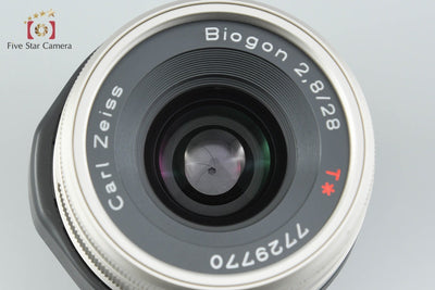 【中古】CONTAX コンタックス Carl Zeiss Biogon 28mm f/2.8 T*