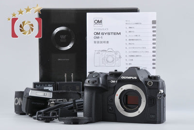 【中古】OM SYSTEM (OLYMPUS) オーエム システム OM-1 ブラック ミラーレス一眼カメラ 元箱付き
