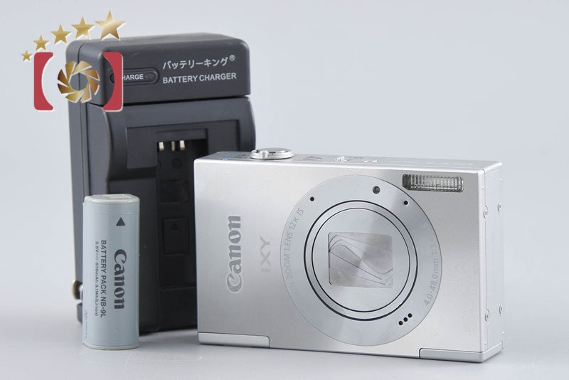 【中古】Canon キヤノン IXY 3 シルバー コンパクトデジタルカメラ