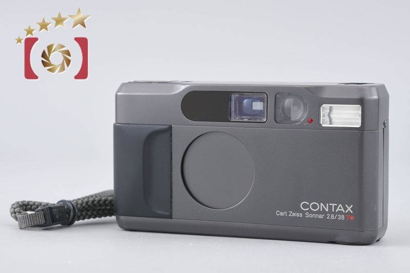 【中古】CONTAX コンタックス T2 チタンブラック コンパクトフィルムカメラ
