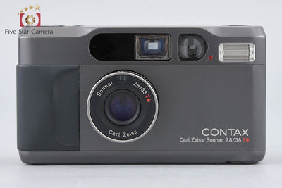 【中古】CONTAX コンタックス T2 チタンブラック コンパクトフィルムカメラ