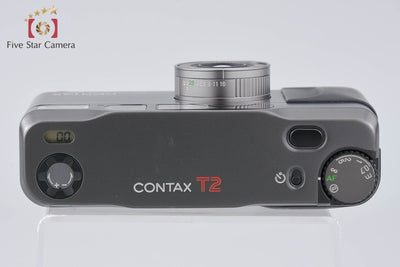 【中古】CONTAX コンタックス T2 チタンブラック コンパクトフィルムカメラ