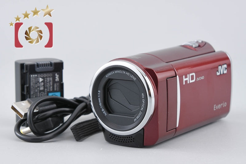 【中古】JVC ケンウッド Everio GZ-HM460 レッド デジタルビデオカメラ