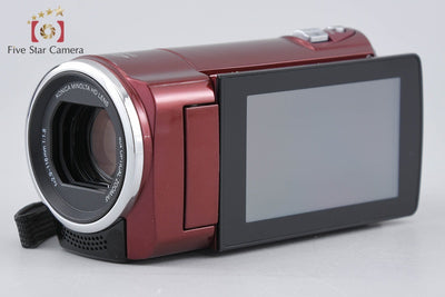 【中古】JVC ケンウッド Everio GZ-HM460 レッド デジタルビデオカメラ