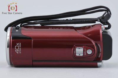 【中古】JVC ケンウッド Everio GZ-HM460 レッド デジタルビデオカメラ