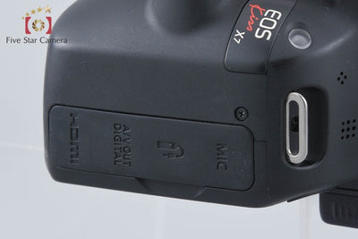 【中古】Canon キヤノン EOS Kiss X7 ブラック デジタル一眼レフカメラ