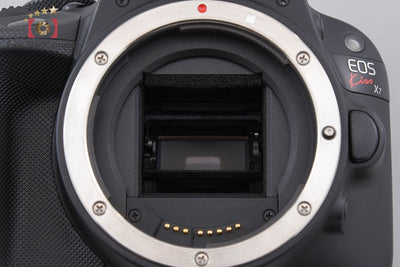 【中古】Canon キヤノン EOS Kiss X7 ブラック デジタル一眼レフカメラ