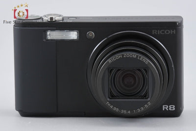【中古】RICOH リコー R8 ブラック コンパクトデジタルカメラ シャッター回数僅少