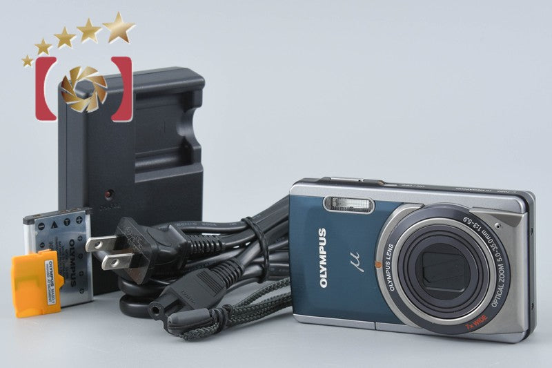 【中古】OLYMPUS オリンパス μ-7020 ダークグレー コンパクトデジタルカメラ