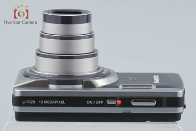 【中古】OLYMPUS オリンパス μ-7020 ダークグレー コンパクトデジタルカメラ