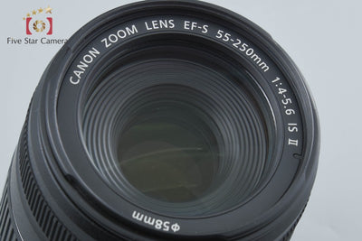 【中古】Canon キヤノン EF-S 55-250mm f/4-5.6 IS II