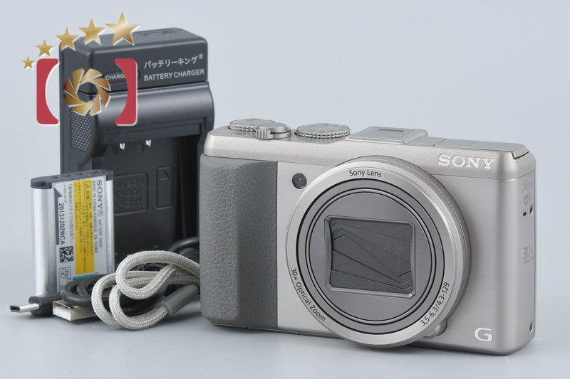 【中古】SONY ソニー Cyber-shot DSC-HX50V シルバー コンパクトデジタルカメラ 多言語対応