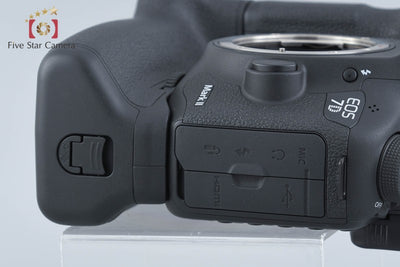 【中古】Canon キヤノン EOS 7D Mark II デジタル一眼レフカメラ + BG-E16 バッテリーグリップ