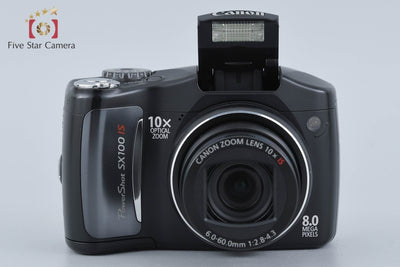 【中古】Canon キヤノン PowerShot SX100 IS ブラック コンパクトデジタルカメラ