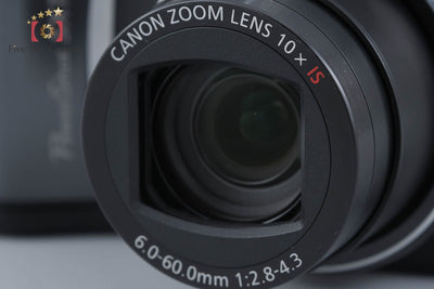 【中古】Canon キヤノン PowerShot SX100 IS ブラック コンパクトデジタルカメラ