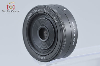 【中古】Canon キヤノン EF-M 22mm f/2 STM ブラック