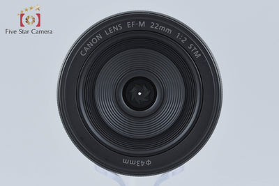 【中古】Canon キヤノン EF-M 22mm f/2 STM ブラック
