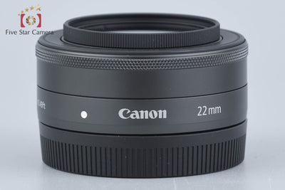 【中古】Canon キヤノン EF-M 22mm f/2 STM ブラック