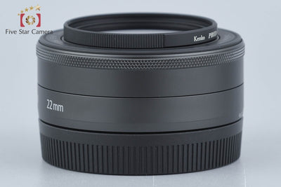 【中古】Canon キヤノン EF-M 22mm f/2 STM ブラック