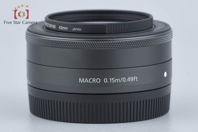 【中古】Canon キヤノン EF-M 22mm f/2 STM ブラック
