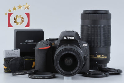 【中古】Nikon ニコン D5600 ダブルズームキット シャッター回数僅少