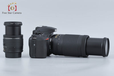 【中古】Nikon ニコン D5600 ダブルズームキット シャッター回数僅少