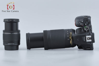 【中古】Nikon ニコン D5600 ダブルズームキット シャッター回数僅少
