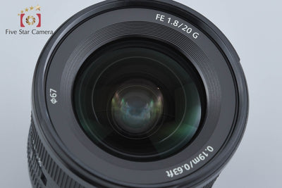 【中古】SONY ソニー FE 20mm f/1.8 G SEL20F18G