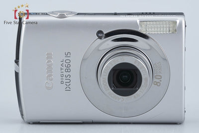 【中古】Canon キヤノン Digital IXUS 860 IS シルバー コンパクトデジタルカメラ 海外版