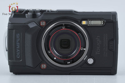 【中古】OLYMPUS オリンパス TOUGH TG-6 ブラック コンパクトデジタルカメラ シャッター回数僅少